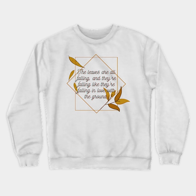 Autum Leaves Crewneck Sweatshirt by ButterfliesT